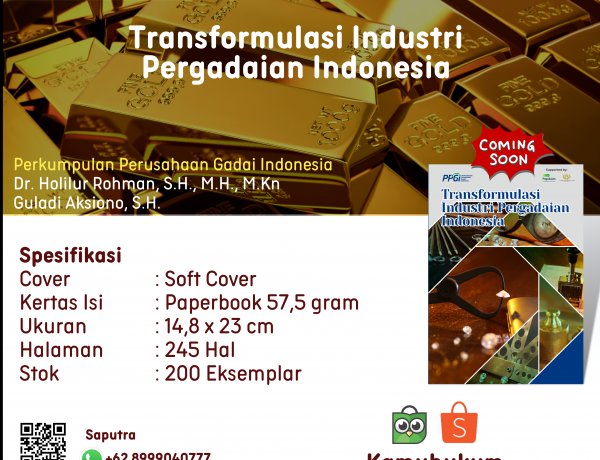 Buku Transformulasi Industri Pergadaian Indonesia