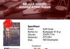 BELAJAR HUKUM: Antologi Artikel Hukum
