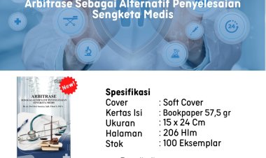 Arbitrase sebagai Alternatif Penyelesaian Sengketa Medis