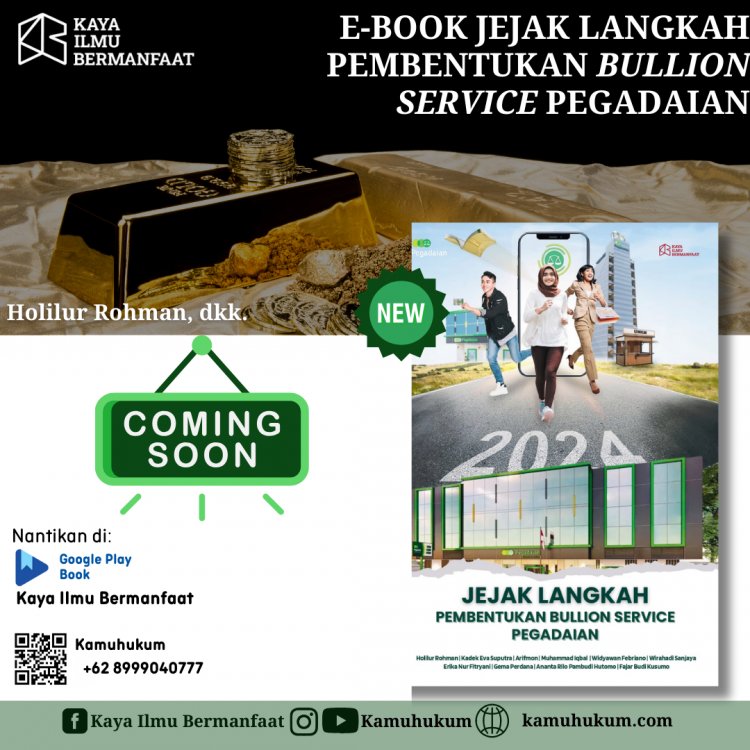 E-book Jejak Langkah Pembentukan Bullion Service Pegadaian