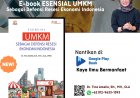E-Book  ESENSIAL UMKM SEBAGAI DEFENSI RESESI EKONOMI INDONESIA