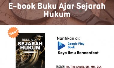 E-book Buku Ajar Sejarah Hukum