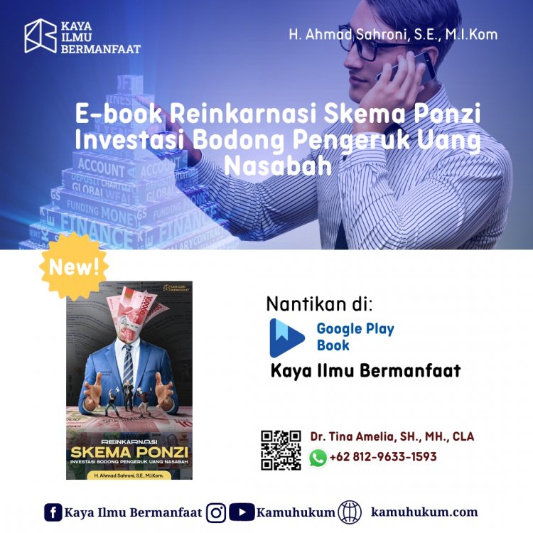 E-book Reinkarnasi Skema Ponzi-Investasi Bodong Pengeruk Uang Nasabah