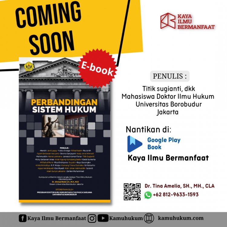 E-Book  Perbandingan Sistem Hukum