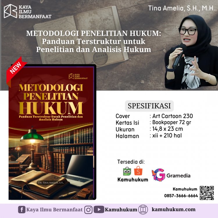 METODOLOGI PENELITIAN HUKUM: Panduan Terstruktur untuk Penelitian dan Analisis Hukum