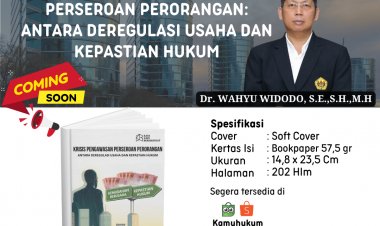 Krisis Pengawasan Perseroan Perorangan: Antara Deregulasi Usaha Dan Kepastian Hukum