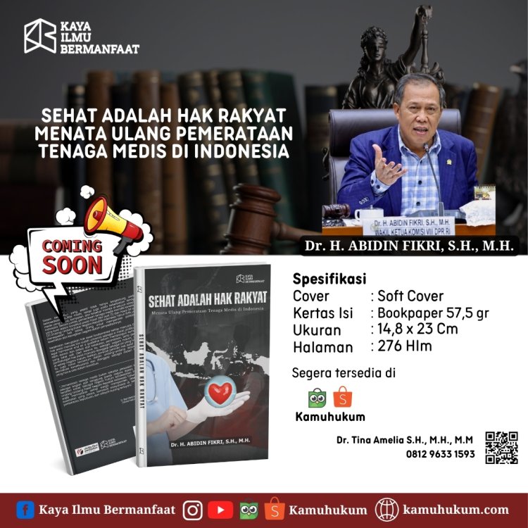 SEHAT ADALAH HAK RAKYAT: Menata Ulang Pemerataan Tenaga Medis di Indonesia